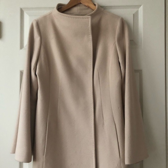 Fleurette Loro Piana Wool Camel Car Coat - Picture 3 of 12